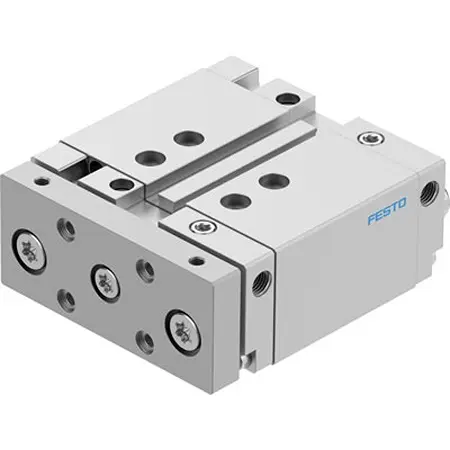 Produktfoto 1 von Festo DFM DFM-32-30-B-PPV-A-GF Pneumatik-Führungszylinder doppeltwirkend mit Gleitlager, Bohrung Ø 32mm / Hub 30mm