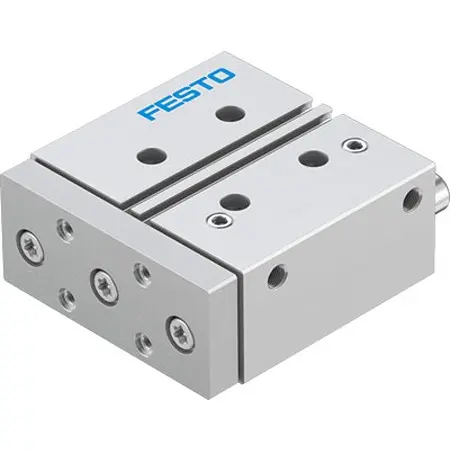 Produktfoto 1 von Festo DFM DFM-32-50-P-A-KF-F1A Pneumatik-Führungszylinder 50 mm Doppeltwirkend, Bohrung Ø 32 mm bis 1 Mpa