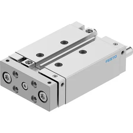 Produktfoto 1 von Festo DFM DFM-20-50-B-PPV-A-GF Pneumatik-Führungszylinder 50 mm Doppeltwirkend, Bohrung Ø 20 mm bis 1 Mpa