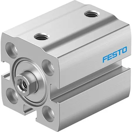 Produktfoto 1 von Festo ADN ADN-S-16-10-I-P-A-F1A, M5 Pneumatik-Kompaktzylinder doppeltwirkend, Bohrung Ø 16mm / Hub 10mm