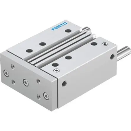 Produktfoto 1 von Festo DFM DFM-63-125-P-A-KF-F1A Pneumatik-Führungszylinder 125 mm Doppeltwirkend, Bohrung Ø 63 mm bis 1 Mpa
