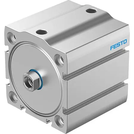 Produktfoto 1 von Festo ADN ADN-S-63-5-I-P-A-F1A, G 1/8 Pneumatik-Kompaktzylinder doppeltwirkend, Bohrung Ø 63mm / Hub 5mm