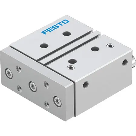 Produktfoto 1 von Festo DFM DFM-40-50-P-A-GF-F1A Pneumatik-Führungszylinder 50 mm Doppeltwirkend, Bohrung Ø 40 mm bis 1 Mpa