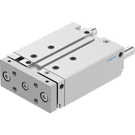 Produktfoto 1 von Festo DFM DFM-40-80-B-PPV-A-GF Pneumatik-Führungszylinder 80 mm Doppeltwirkend, Bohrung Ø 40 mm bis 1 Mpa