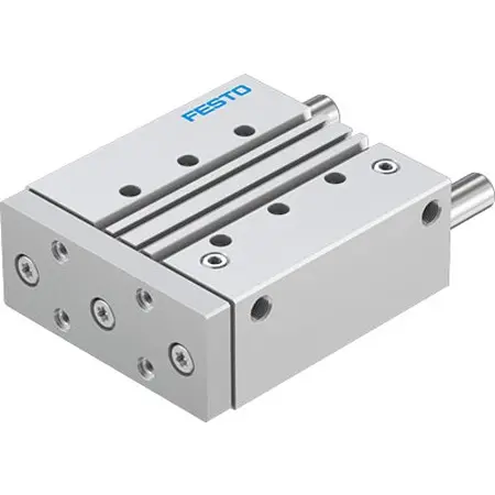 Produktfoto 1 von Festo DFM DFM-50-100-P-A-KF-F1A Pneumatik-Führungszylinder 100 mm Doppeltwirkend, Bohrung Ø 50 mm bis 1 Mpa