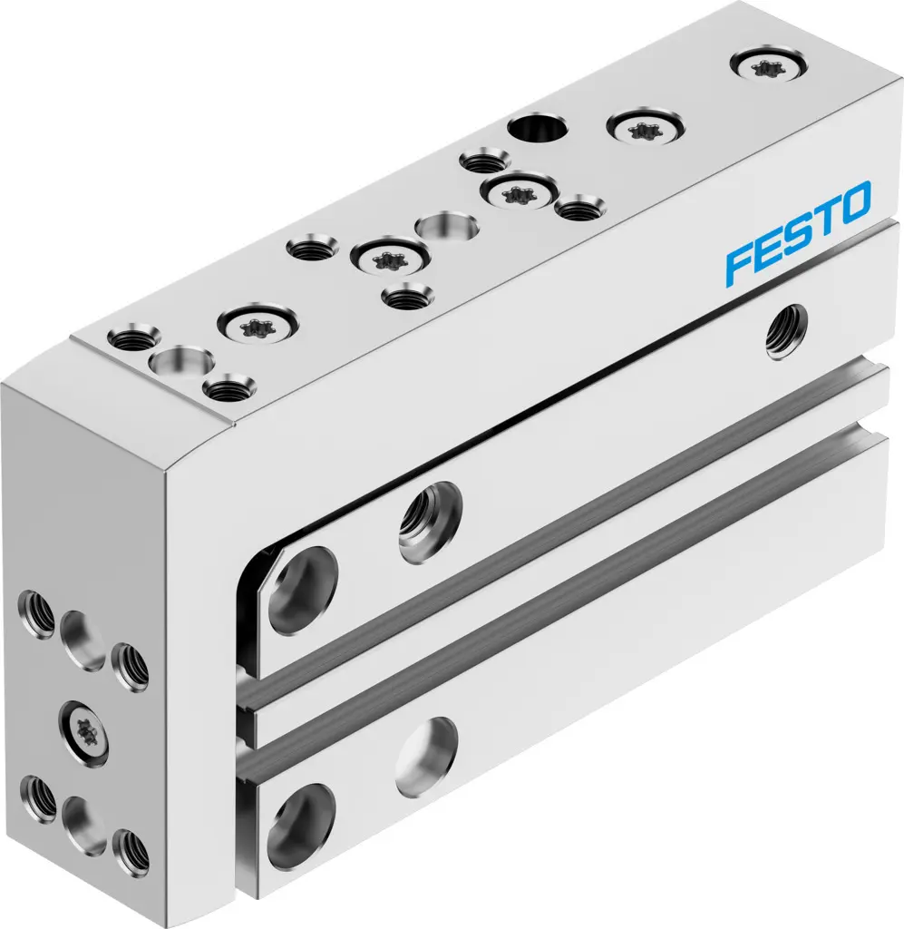 Produktfoto 1 von Festo DGSS DGSS-10-40-E1A Pneumatik-Führungszylinder 40 mm Doppeltwirkend, Bohrung Ø 10 mm bis 8 bar