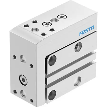 Produktfoto 1 von Festo DGSS DGSS-20-5-E1A Pneumatik-Führungszylinder doppeltwirkend mit Kugellager, Bohrung Ø 20mm / Hub 5mm