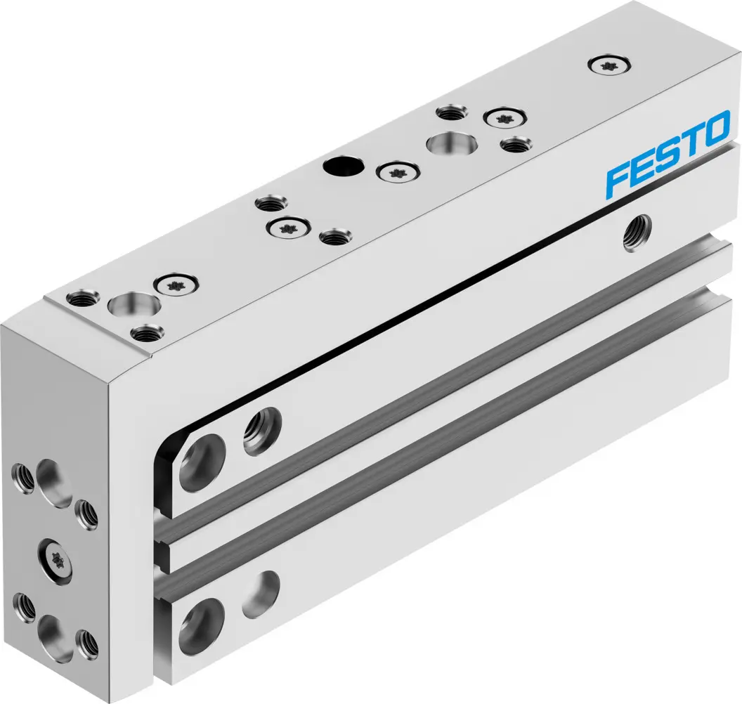 Produktfoto 1 von Festo DGSS DGSS-6-50-E1A Pneumatik-Führungszylinder 50 mm Doppeltwirkend, Bohrung Ø 6 mm bis 8 bar