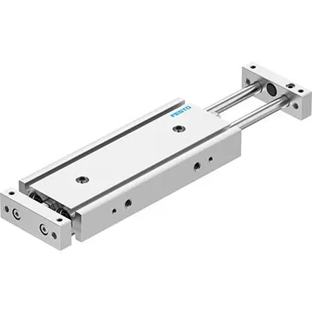 Produktfoto 1 von Festo DGTZ DGTZ-GF-10-40-J-T-P-A Pneumatik-Führungszylinder 40 mm Doppeltwirkend, Bohrung Ø 10 mm bis 0.8 Mpa