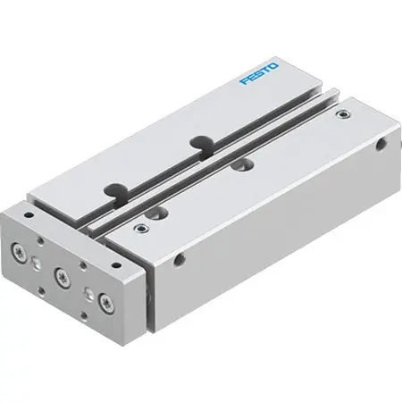 Produktfoto 1 von Festo DFM DFM-12-80-P-A-GF-F1A Pneumatik-Führungszylinder 80 mm Doppeltwirkend, Bohrung Ø 12 mm bis 1 Mpa