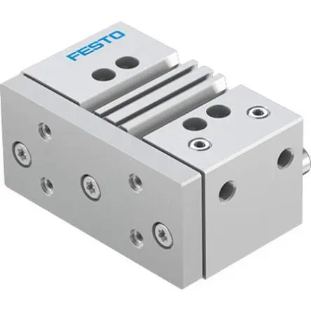 Produktfoto 1 von Festo DFM DFM-63-25-P-A-KF-F1A Pneumatik-Führungszylinder 25 mm Doppeltwirkend, Bohrung Ø 63 mm bis 1 Mpa