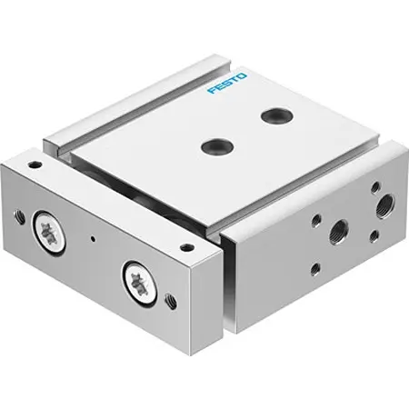 Produktfoto 1 von Festo DGTZ DGTZ-GF-32-10-P-A Pneumatik-Führungszylinder 10 mm Doppeltwirkend, Bohrung Ø 32 mm bis 0.8 Mpa