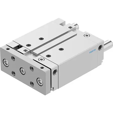 Produktfoto 1 von Festo DFM DFM-50-80-B-PPV-A-GF Pneumatik-Führungszylinder doppeltwirkend mit Gleitlager, Bohrung Ø 50mm / Hub 80mm
