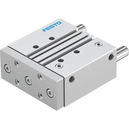 Produktfoto 1 von Festo DFM DFM-50-80-P-A-KF-F1A Pneumatik-Führungszylinder 80 mm Doppeltwirkend, Bohrung Ø 50 mm bis 1 Mpa