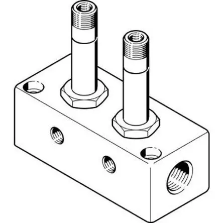 Produktfoto 1 von Festo Monostabil, 2 x 3/2-Wege, Geschlossen BMCH-2-3-1/8 Magnetventil G, Elektrisch-betätigt 24V