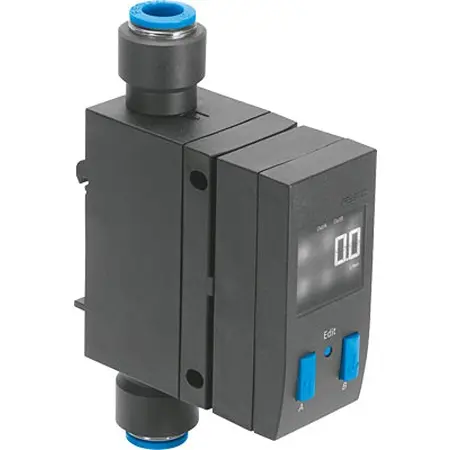 Produktfoto 1 von Festo SFAB Durchflusssensor 15 → 30 V 10 l/min. → 1000 l/min Typ Messung der Durchflussmenge