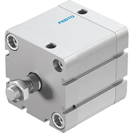 Produktfoto 1 von Festo ADN ADN-63-35-A-PPS-A Pneumatik-Kompaktzylinder 35 mm Doppeltwirkend, Bohrung Ø 63 mm, bis 1 Mpa
