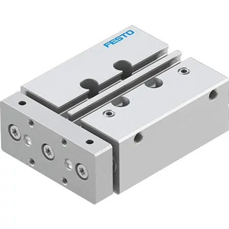 Produktfoto 1 von Festo DFM DFM-12-30-P-A-KF-F1A Pneumatik-Führungszylinder 30 mm Doppeltwirkend, Bohrung Ø 12 mm bis 1 Mpa