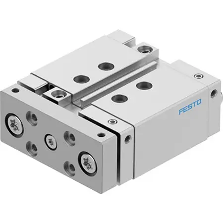 Produktfoto 1 von Festo DFM DFM-20-20-B-PPV-A-GF Pneumatik-Führungszylinder 20 mm Doppeltwirkend, Bohrung Ø 20 mm bis 1 Mpa
