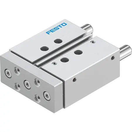 Produktfoto 1 von Festo DFM DFM-20-40-P-A-KF-F1A Pneumatik-Führungszylinder 40 mm Doppeltwirkend, Bohrung Ø 20 mm bis 1 Mpa