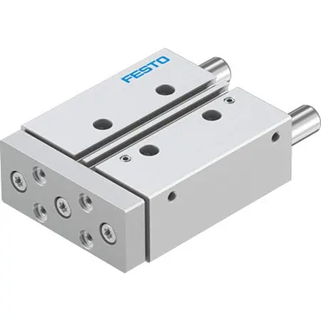 Produktfoto 1 von Festo DFM DFM-20-50-P-A-GF-F1A Pneumatik-Führungszylinder 50 mm Doppeltwirkend, Bohrung Ø 20 mm bis 1 Mpa