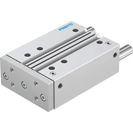 Produktfoto 1 von Festo DFM DFM-63-160-P-A-GF-F1A Pneumatik-Führungszylinder 160 mm Doppeltwirkend, Bohrung Ø 63 mm bis 1 Mpa