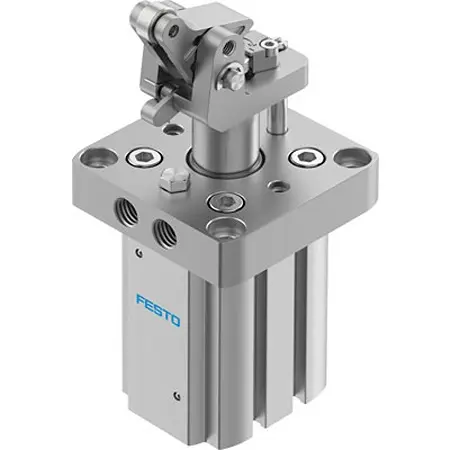 Produktfoto 1 von Festo DFST DFST-32-20-DL-Y4-A-S-G2 Pneumatik-Kompaktzylinder 20 mm Doppeltwirkend, Bohrung Ø 32 mm, bis 10 bar