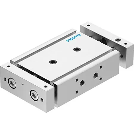 Produktfoto 1 von Festo DGTZ DGTZ-GF-32-10-J-T-P-A Pneumatik-Führungszylinder 10 mm Doppeltwirkend, Bohrung Ø 32 mm bis 0.8 Mpa