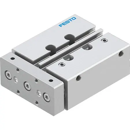 Produktfoto 1 von Festo DFM DFM-12-30-P-A-GF-F1A Pneumatik-Führungszylinder 30 mm Doppeltwirkend, Bohrung Ø 12 mm bis 1 Mpa