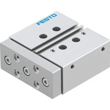Produktfoto 1 von Festo DFM DFM-20-30-P-A-KF-F1A Pneumatik-Führungszylinder 30 mm Doppeltwirkend, Bohrung Ø 20 mm bis 1 Mpa