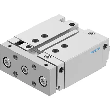 Produktfoto 1 von Festo DFM DFM-32-40-B-PPV-A-GF Pneumatik-Führungszylinder doppeltwirkend mit Gleitlager, Bohrung Ø 32mm / Hub 40mm
