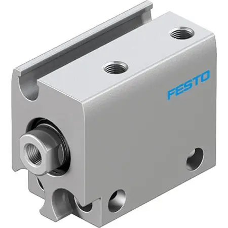 Produktfoto 1 von Festo ADN ADN-S-10-5-I-A-F1A Pneumatik-Kompaktzylinder 5 mm Doppeltwirkend, Bohrung Ø 10 mm, bis 0.8 Mpa