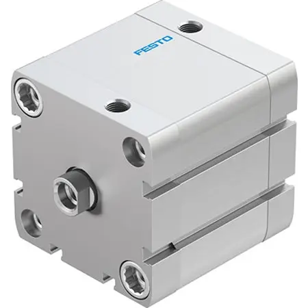 Produktfoto 1 von Festo ADN ADN-63-35-I-PPS-A Pneumatik-Kompaktzylinder 35 mm Doppeltwirkend, Bohrung Ø 63 mm, bis 1 Mpa