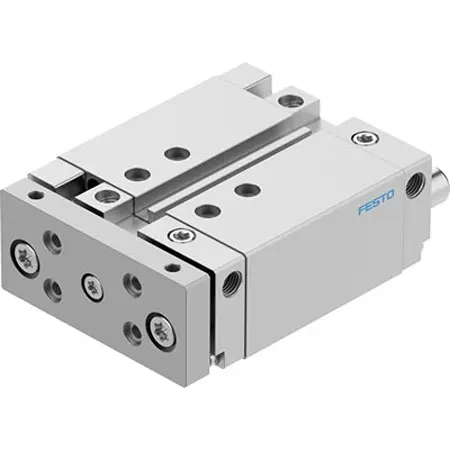 Produktfoto 1 von Festo DFM DFM-25-40-B-PPV-A-GF Pneumatik-Führungszylinder doppeltwirkend mit Gleitlager, Bohrung Ø 25mm / Hub 40mm