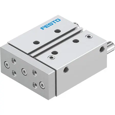 Produktfoto 1 von Festo DFM DFM-25-50-P-A-KF-F1A Pneumatik-Führungszylinder 50 mm Doppeltwirkend, Bohrung Ø 25 mm bis 1 Mpa