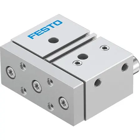 Produktfoto 1 von Festo DFM DFM-32-20-P-A-GF-F1A Pneumatik-Führungszylinder 20 mm Doppeltwirkend, Bohrung Ø 32 mm bis 1 Mpa