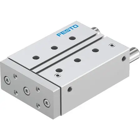 Produktfoto 1 von Festo DFM DFM-40-100-P-A-GF-F1A Pneumatik-Führungszylinder 100 mm Doppeltwirkend, Bohrung Ø 40 mm bis 1 Mpa