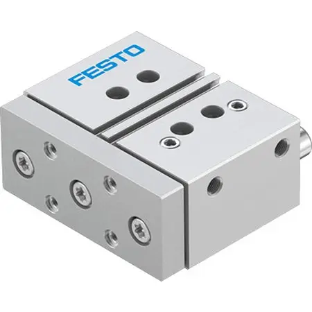 Produktfoto 1 von Festo DFM DFM-32-25-P-A-KF-F1A Pneumatik-Führungszylinder 25 mm Doppeltwirkend, Bohrung Ø 32 mm bis 1 Mpa