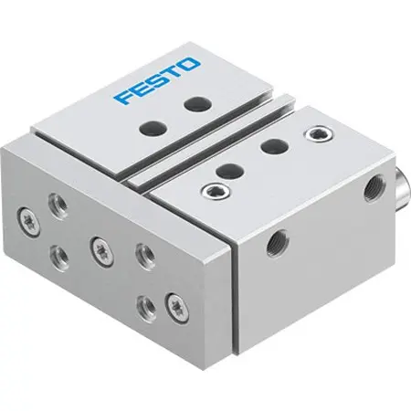 Produktfoto 1 von Festo DFM DFM-25-25-P-A-GF-F1A Pneumatik-Führungszylinder 25 mm Doppeltwirkend, Bohrung Ø 25 mm bis 1 Mpa
