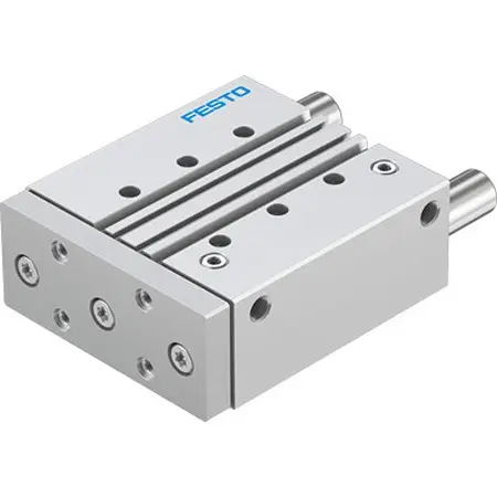Produktfoto 1 von Festo DFM DFM-50-100-P-A-GF-F1A Pneumatik-Führungszylinder 100 mm Doppeltwirkend, Bohrung Ø 50 mm bis 1 Mpa