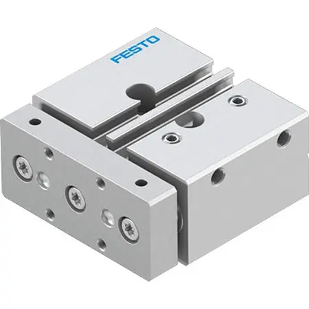 Produktfoto 1 von Festo DFM DFM-12-10-P-A-KF-F1A Pneumatik-Führungszylinder 10 mm Doppeltwirkend, Bohrung Ø 12 mm bis 1 Mpa