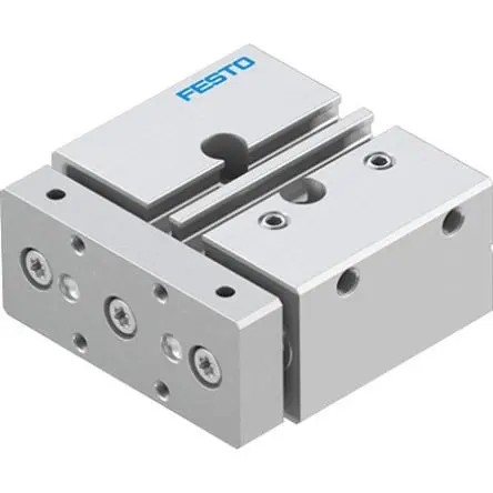 Produktfoto 1 von Festo DFM DFM-12-10-P-A-KF-F1A Pneumatik-Führungszylinder 10 mm Doppeltwirkend, Bohrung Ø 12 mm bis 1 Mpa
