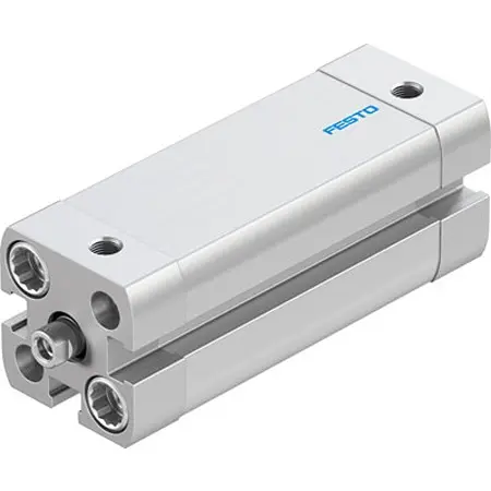 Produktfoto 1 von Festo ADN ADN-12-60-I-P-A Pneumatik-Kompaktzylinder 63 mm Doppeltwirkend, Bohrung Ø 12 mm, bis 1 Mpa