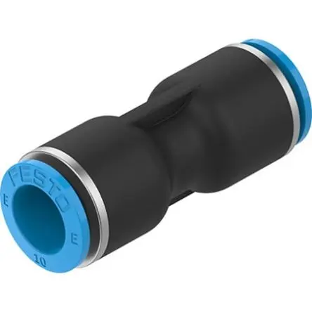 Produktfoto 1 von Festo NPQE-D, NPQE-D-Q10-E-F1A-P10, Pneumatischer Anschluss Nitrilkautschuk (NBR), Polybutylenterephthalat,