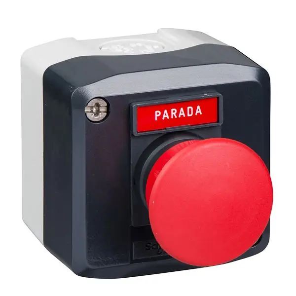Produktfoto 1 von Schneider Electric XALD Druckschalter Rot Schleichkontakt Schraubanschlussklemme Ø 22 mm, 1 Öffner 600 V dc 600 V ac,