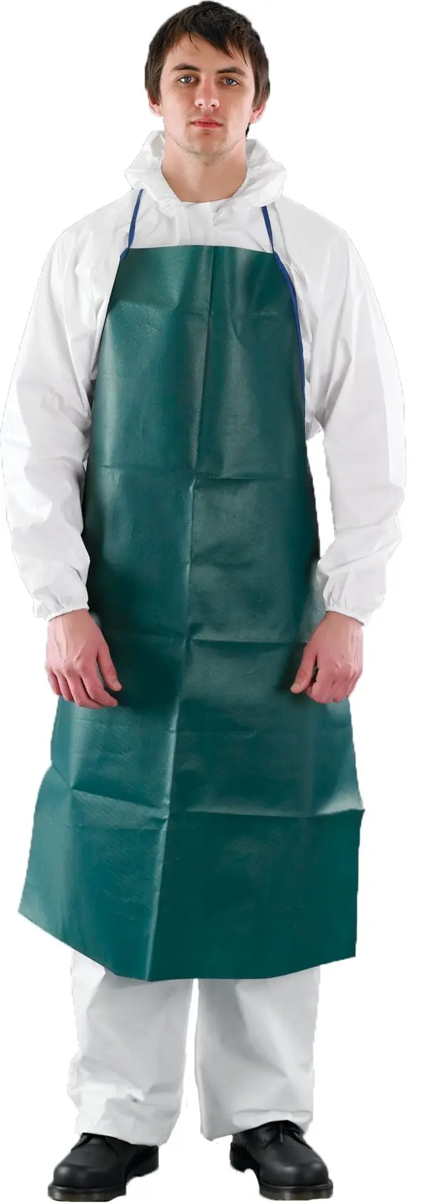 Produktfoto 1 von Ansell Fallschutzarretierung 4000 Apron - Model 212 Einwegartikel 20 pro Paket Grün Mehrschichtiger, laminierter