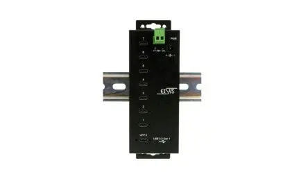 Produktfoto 1 von Exsys, USB 3.2 USB-Hub, 7 USB Ports, USB, USB-Bus T: 162.8 mm