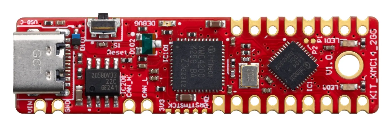 Produktfoto 1 von Infineon KIT XMC14 2GO Evaluierungskit, Evaluierungsplatine Evaluierungskit, für XMC1400 Mikrocontroller