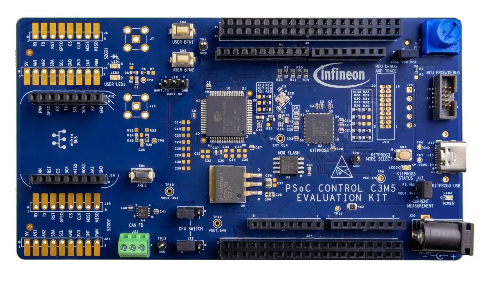 Produktfoto 1 von Infineon, Evaluierungsplatine Evaluierungskit, für PSC3M5 MCU