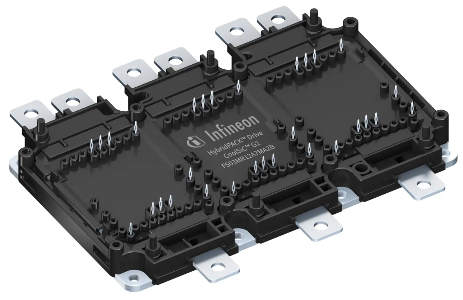 Produktfoto 1 von Infineon IGBT / 310 A Halbbrücke, 1200 V 20 mW HybridPACK Drive G2 Typ N-Kanal Schraubanschlussklemme